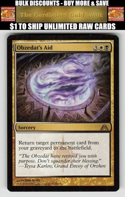 Magic_the_gathering Dragon's Maze #89 Obzedat's Aid