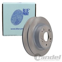 2X Blue Print Bremsscheiben Ø282Mm Hinten Passend FÜR Honda Accord HR-V