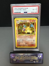 Pokemon Card Charizard 4/102 Base Set Unlimited Holo Rare PSA 4 EX