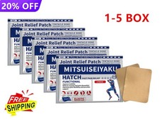 1-5 Pack Mitsuiseiyaku Joint Pain Relief Patches Fast Acting For Muscle Ache