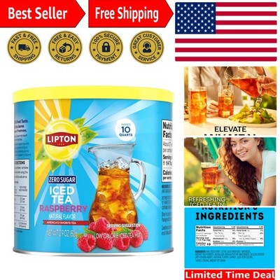 Diet Raspberry Iced Tea Mix - Sugar-Free, 2.9 Oz - Refreshing & Low-Calorie
