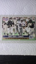 Emmitt Smith Pro Set Rookie Offensive ROY #1 Dallas Cowboys NFL Card 1990