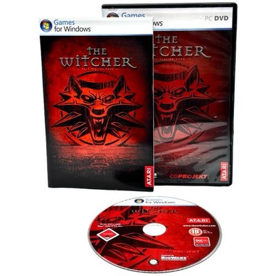 The Witcher PC DVD Hülle gereinigt mit Handbuch