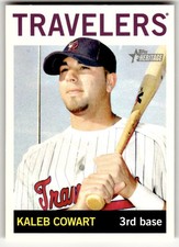 2013 Topps Heritage Minor League #173 Kaleb Cowart Arkansas Travelers Baseball