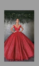 Engagement Big Red Wedding Dresses Queenceniera Birthday Party Gown