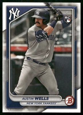 Austin Wells Rookie - 2024 Topps Bowman Baseball #87 - Bild 1 von 2