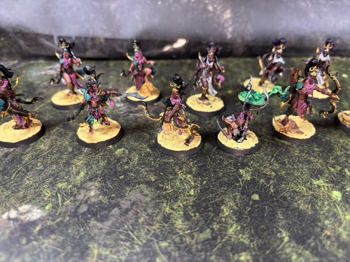 Warhammer AoS Hedonites of Slaanesh Blissbarb Archers Painted (#361) - Picture 3 of 13