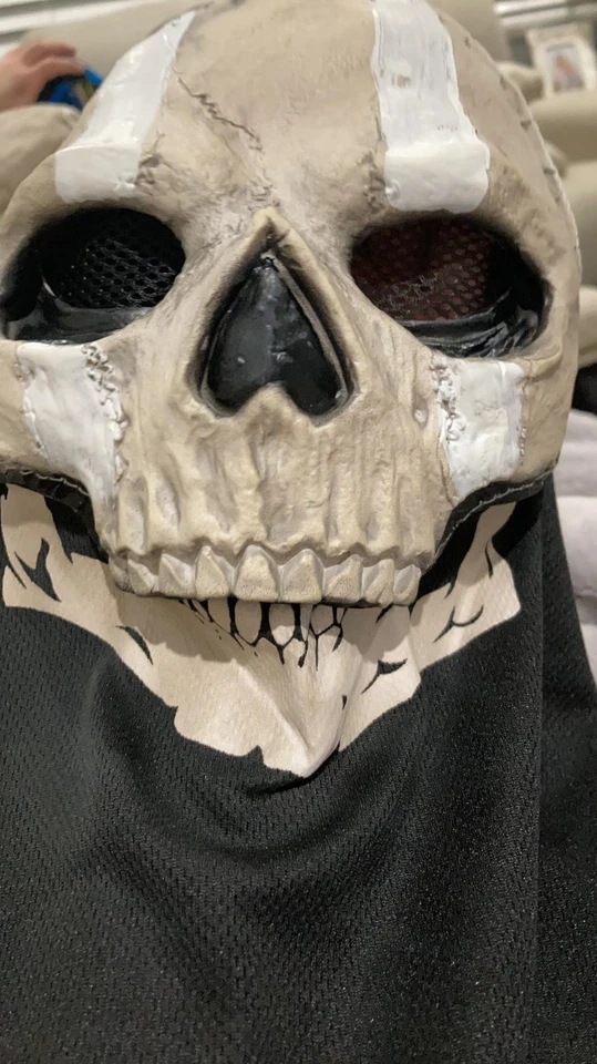 Call Of Duty Ghosts 骷髅头面具罩 COD Cosplay LARP 现实角色扮演 全新 — 第 3/4 张图片