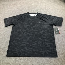 Spyder Rash Guard Shirt Mens XL Black Camo UPF 30 Swim Quick Dry S923028