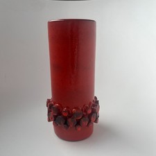 Ceramano Ceralux, Vase, Ceramic 24 cm, Fat Lava, 60s, 70s