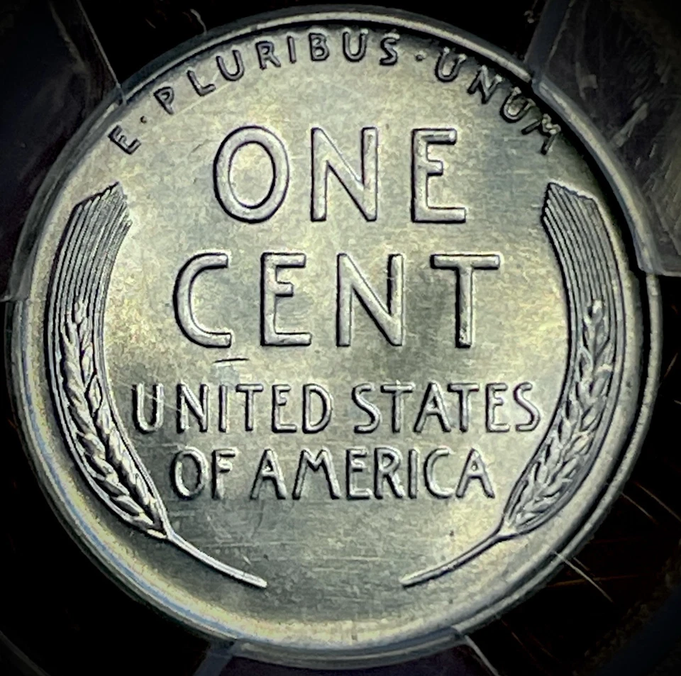 1943 P D S 1c Lincoln Steel Wheat Cent PCGS 1 MS 65 2 Ms66 Three Coin Lot - Image 4 of 4