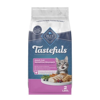 Blue Buffalo Tastefuls Sensitive Stomach Dry Cat Food - Chicken 2 lb Bag