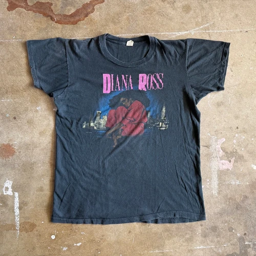 80s VINTAGE DIANA ROSS "FOR ONE AND FOR ALL" TOUR CONCE 1980s vintage concert t-shirt, vintage, single stitch, B+ condition