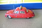VINTAGE CORGI 213S FIRE CHIEF'S CAR JAGUAR 2.4L 1961.