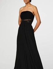 Truth & Fable Women's Dress Black  ACB062 Black  Vestito TG. L