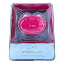FOREO BEAR Microcurrent Facial Toning Device Fuchsia NEW SEALED $348 Retail