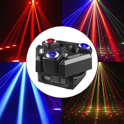 150W RGBW Rotating Laser Light DJ Stage Effect Party Beam Disco Show Bar Light