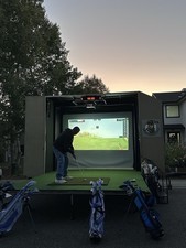 Mobile Golf Simulator Business Uneekor Eye XO GSPro Turn-Key Setup