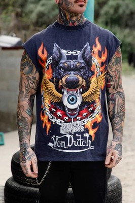 Broken Promises x Von Dutch Unleashed Sleeveless Tee Large NWT Sold Out