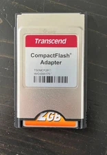 Transcend CompactFlash Adapter TS0MCF2PC w/ 2GB CF133