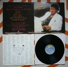 Michael Jackson Thriller Vinyl 1982 UK Epic 1st Press A3/B8 LP Billie Jean