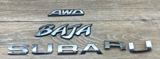 2003-2006 Subaru Baja Tailgate Badge Emblem Letters Oem Chrome Awd