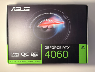 ASUS NVIDIA GeForce RTX 4060 OC Low Profile 8GB GDDR6 PCIe HDMI/DP