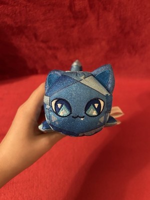 Aphmau MeeMeows Celestial Sapphire blaue Katze weiches Plüschtier 6 Zoll Wurf 4