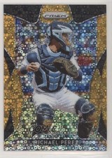 2019 Panini Prizm Tier III Neon Orange Donut Circle /150 Michael Perez #260 6yz