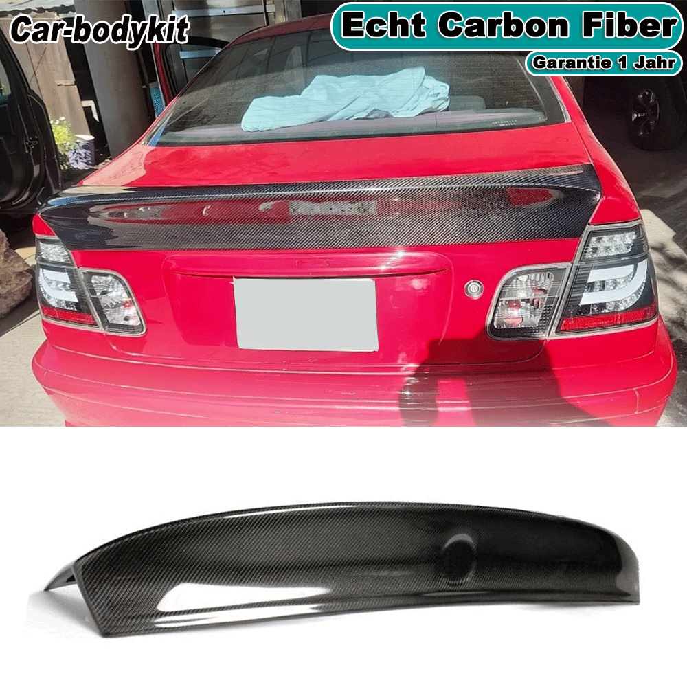 Carbon Heckspoiler Kofferraum Spoiler Lippe Turning Produktbild-Vorschau 5