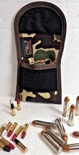 Vintage UNCLE MIKES BELT Ammo/ BB POUCH/CASE CAMO NOS OEM NEW