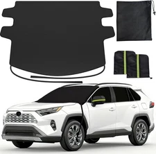 REEVAA Upgraded Car Windshield Cover for Ice & Snow [All-Weather Protection] Mag