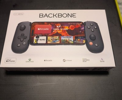 Backbone One Gen 2 Mobile Gaming Controller for iPhone Lightning Black Brand New
