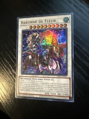 Carta Yu-Gi-Oh! Baronne De Fleur RA01-EN034 - Edición Super Rare 1ª Edición