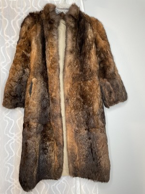 Dark Brown New Zealand Possum Fur Coat 