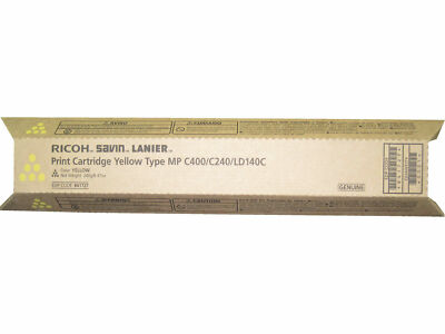 Genuine Ricoh Savin Lanier 841727 (841298) Cartridge YELLOW MP C400/C240/LD140C