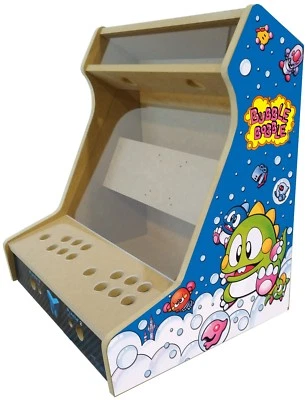 Kit Bartop TALENTEC 19" en bois MDF. Options: méthacrylate, vinyls, 28 ou 30mm