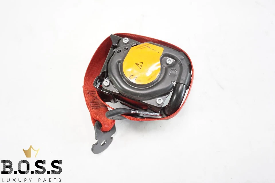 14-19 W117 X156 MERCEDES CLASE CLA GLA CINTURÓN DE SEGURIDAD DELANTERO DERECHO ROJO OEM Foto 2 de 4