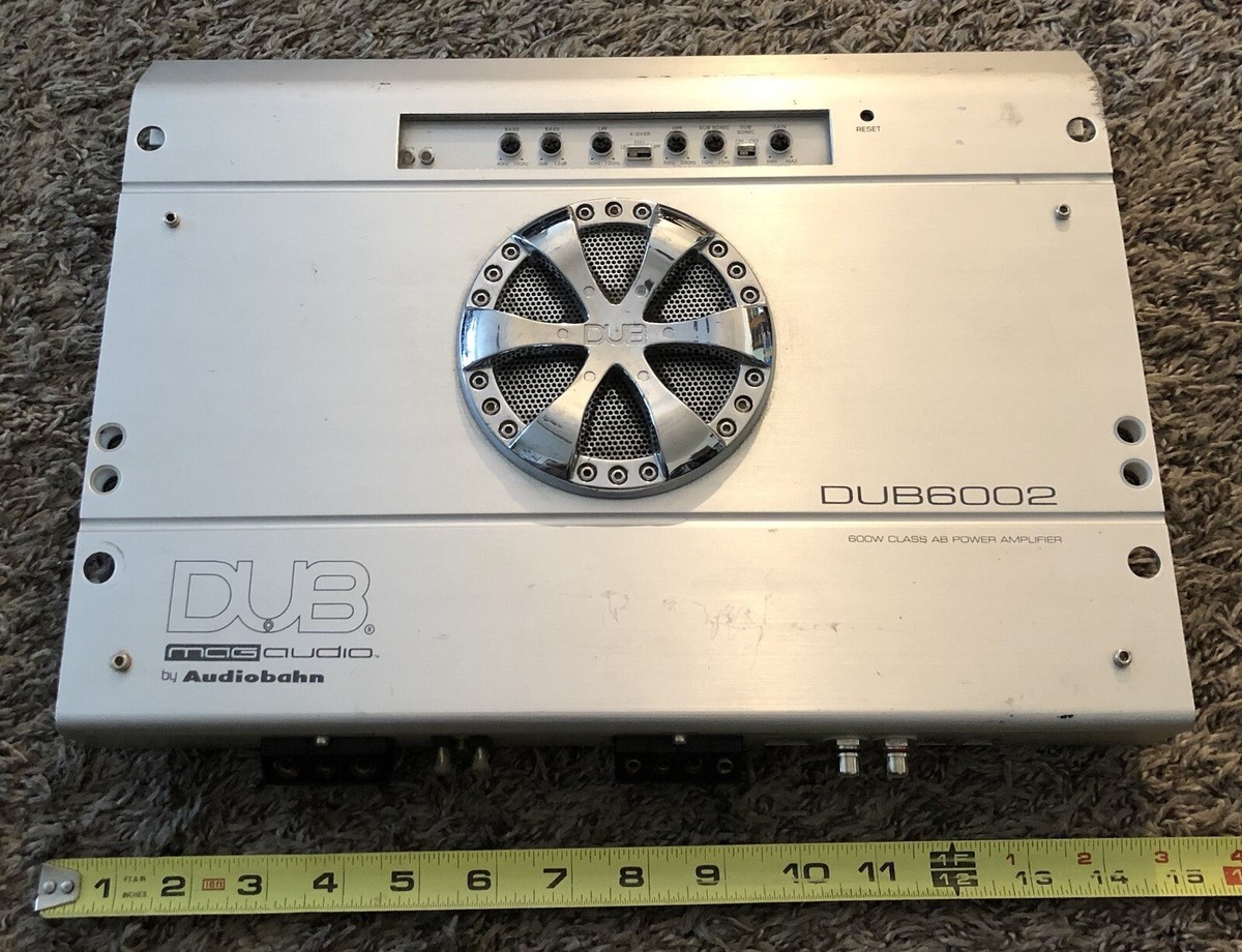 RARE DUB MAG AUDIO DUB6002 CHANNEL MOSFET AMPLIFIER 220W Untested As Is  Vg2