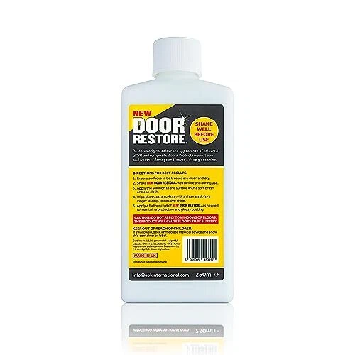 New Door Restore Restore Colour & Appearance of Faded Composite uPVC Doors 250ml - Picture 2 of 8