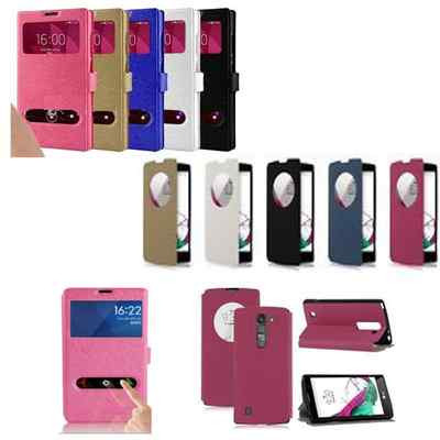 ^ FLIP Case Window S-VIEW mit MAGNET Tasche Cover Etui Case Microsoft Lumia 650