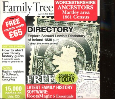 Stammbaum - Worcestorshire Ancestors - Magazin PC CD-Rom