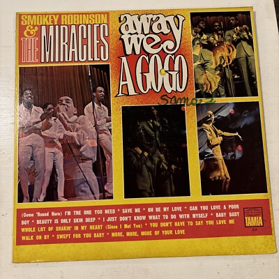 Smokey Robinson & The Miracles Away We Go-Go Tamla LP TM 271 VG+/VG+