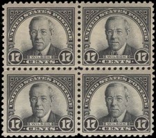 Scott # 623 - Woodrow Wilson - Block Of 4 - MNH - 1925