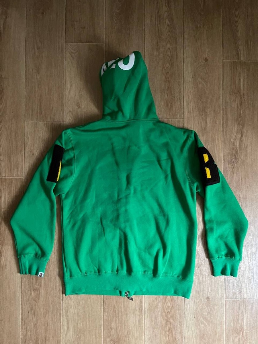 Baby Milo Oversize Print Full Zipper Hoodie / Bape Hoodie Size L