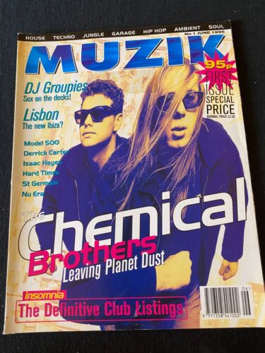 MUZIK Issue No. 1 - JUNE 1995 - CHEMICAL BROS/HOUSE/TECHNO/JUNGLE/GARAGE/HIP HOP - Photo 1/15