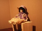 Vintage 11" Compostion Doll With Tin Eyes — photo 5