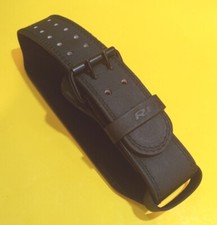 New 4" RDX Leather Weight Lifting Belt, Size Small, Padded Inside Lower Back