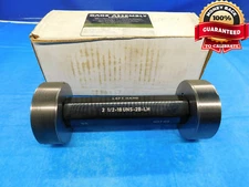 2 1/2 18 UNS 2B LEFT HAND THREAD PLUG GAGE 2.5 GO NO GO P.D.'S = 2.4639 & 2.4708