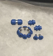 Blue Torx Screws Thumb Stud & Standoff For Benchmade 945 Mini Osborne G10 Knife